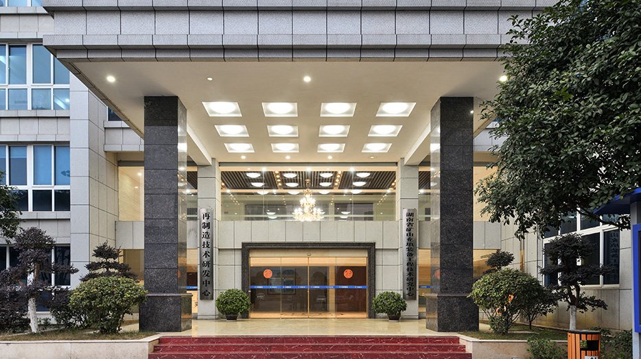 Entrance door in the lobby