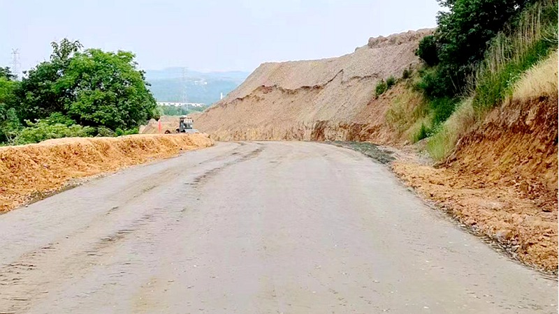 3 km road in Nanshan mine area, Maanshan, Baowu Resources company