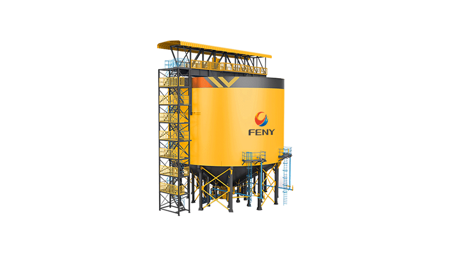 Deep cone thickener