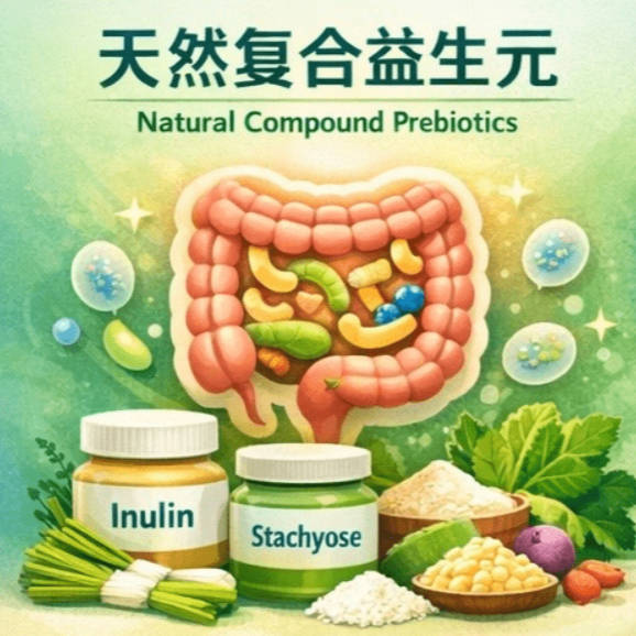 Natural Compound Prebiotics: A Key Driver of Gut Health & Functional Foods
