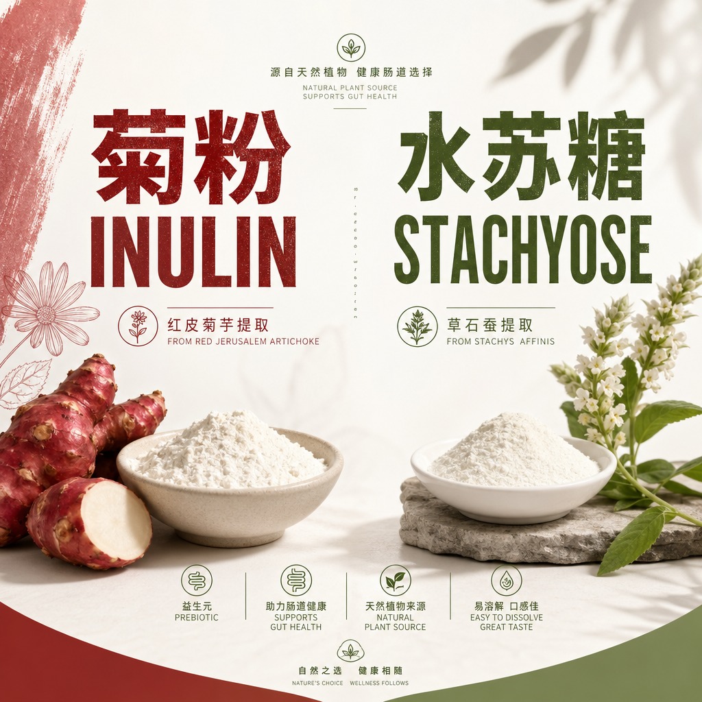 Inulin & Stachyose: Natural Prebiotic Combination for Gut Health Support