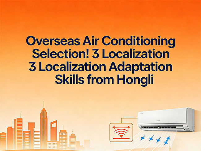 Overseas Air Conditioning Selection! 3 Localization Adaptation Skills from Hongli