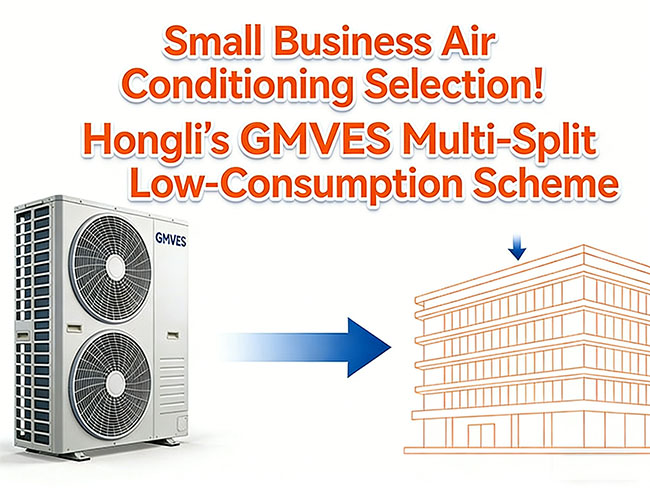 Small Business Air Conditioning Selection! Hongli's GMVES Multi-Split Low-Consumption Scheme