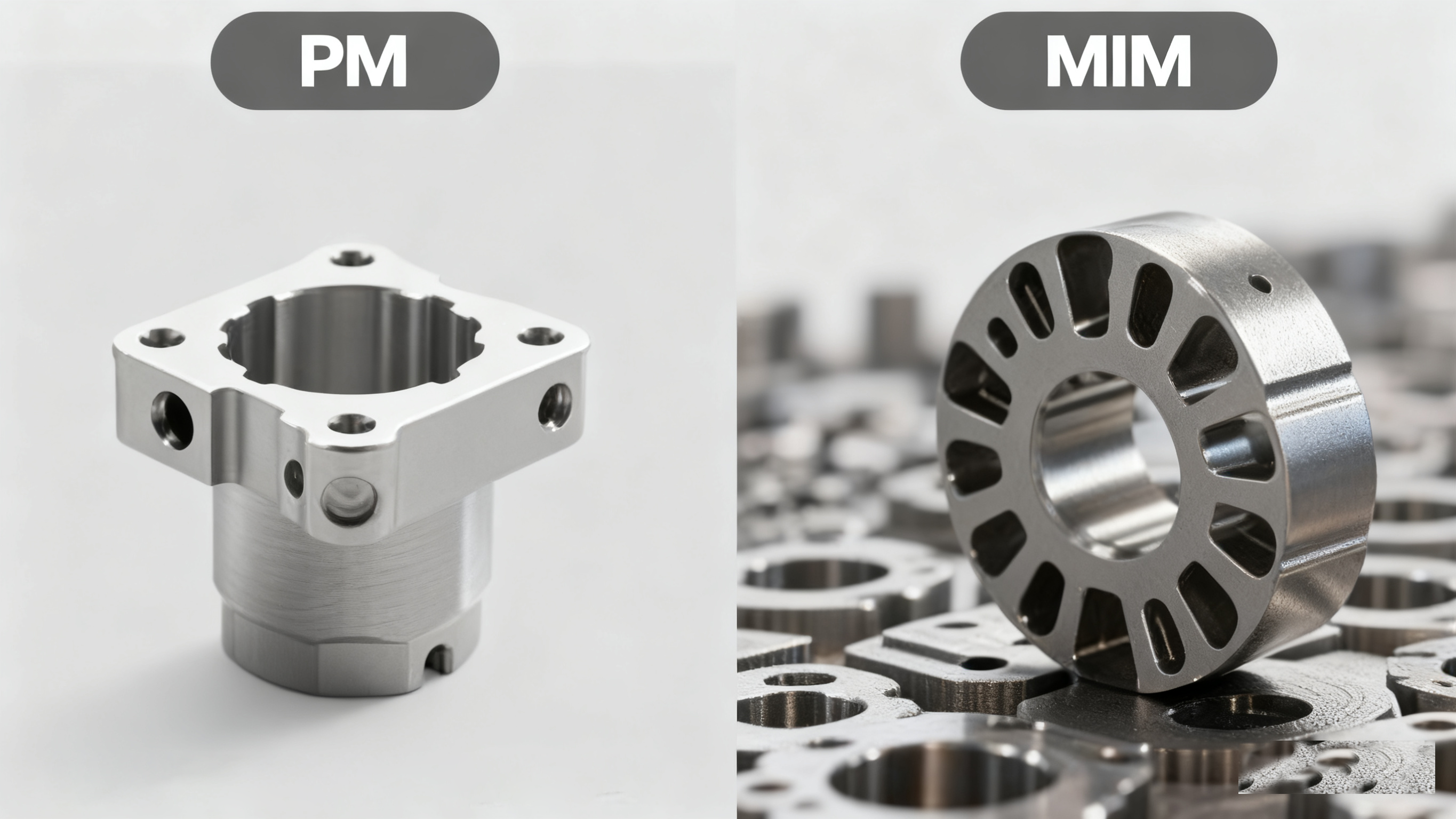 PM vs. MIM: The Key Differences Between Powder Compaction and Metal Injection Molding