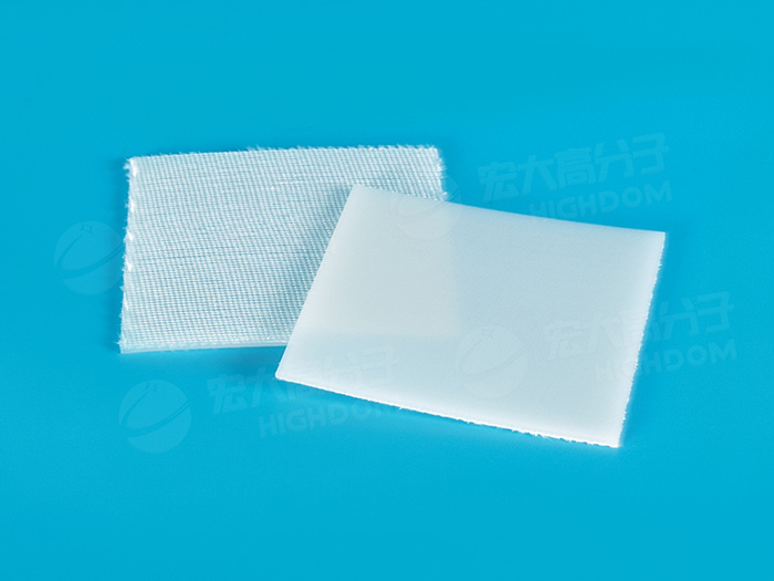 PVDF backing plate, thin plate