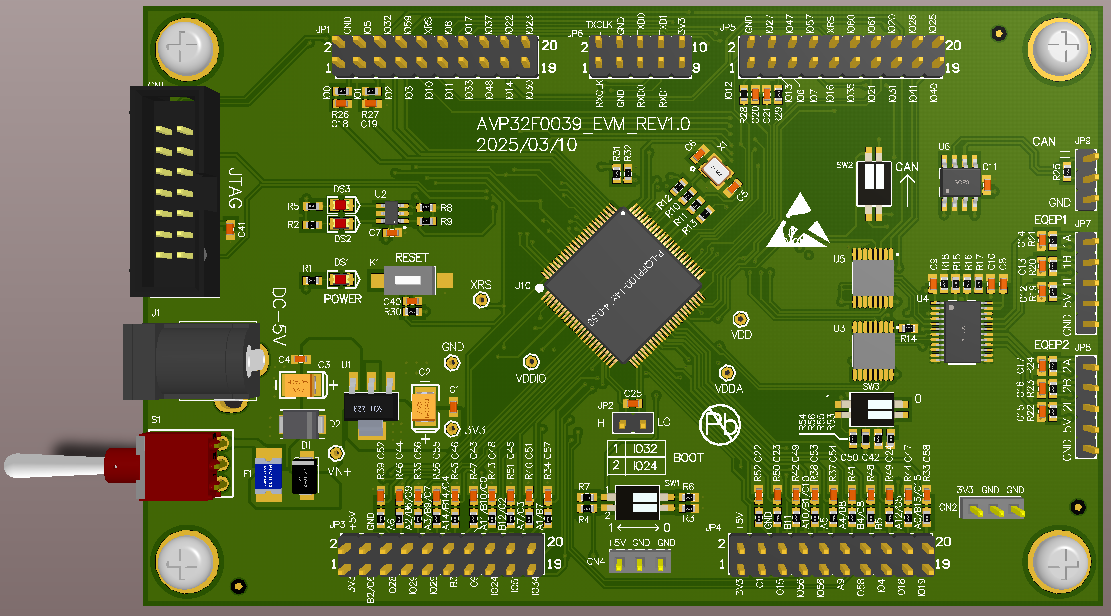 AVP32F0039QP100S development board