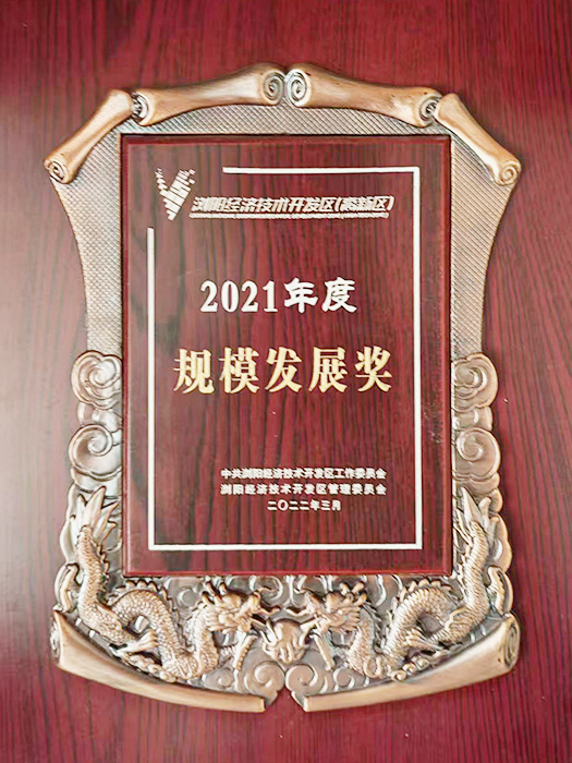 规模发展奖(2021年度)