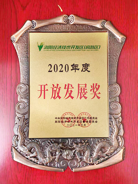 开放发展奖(2020年度)