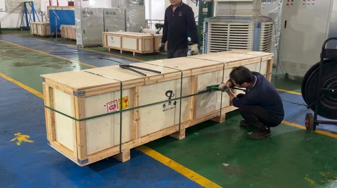 Electromagnetic heating roller sent to Guangdong region Electromagnetic heating roller sent to Guangdong region