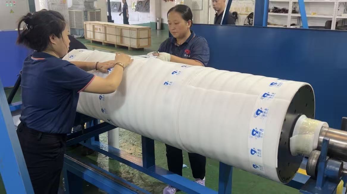 Electromagnetic heating roller sent to Quanzhou area