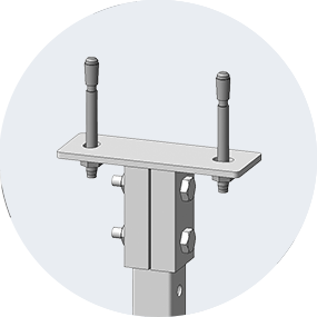 Heavy Duty Base Connection Node