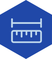 Pre-marked measurement scales on channels